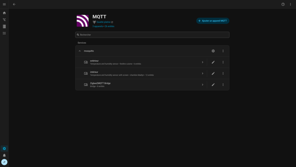 les sources MQTT dans Home Assistant